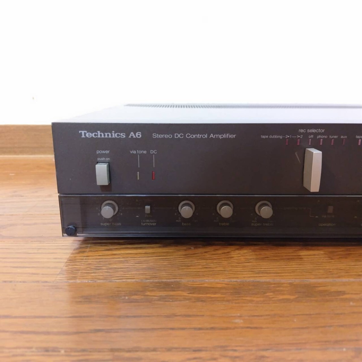 Technics SU-A6 Stereo Control Amplifier Pre-Amp Audio Confirmed
