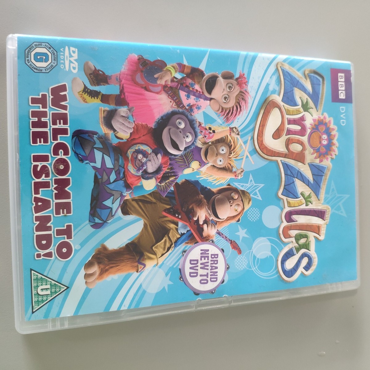 ZingZillas Welcome To the Island BBC DVD G U Zak, Tang, Panzee and