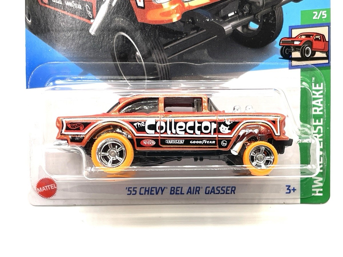 Hot Wheels '55 Chevy Bel Air Gasser The Collector #63 (orange