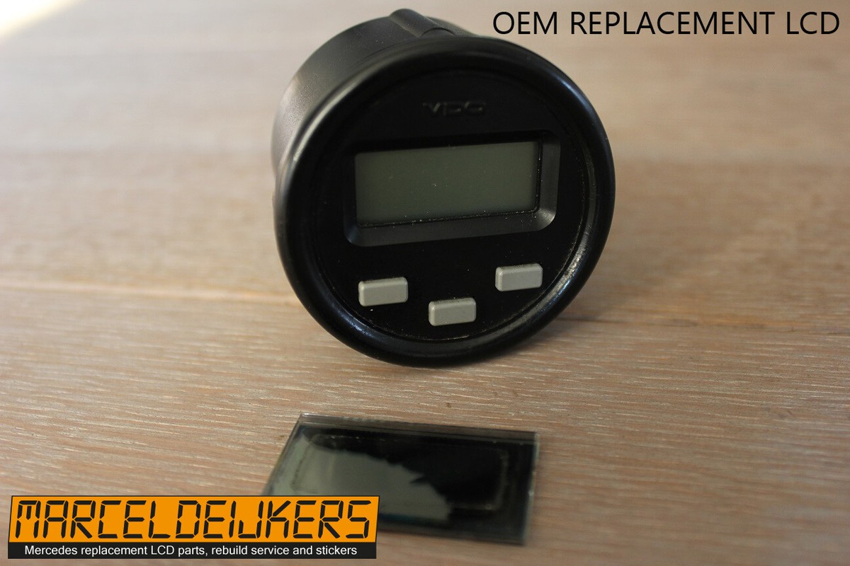 Mercedes 190 16v LCD replacement laptimer stopwatch stoppuhr w201