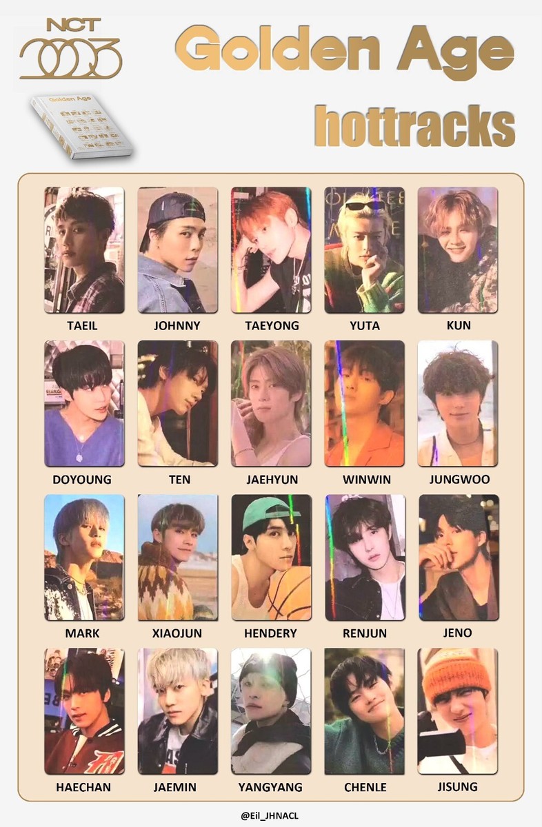 HOTTRACKS NCT 2023 Golden Age POB official photo card 127 U DREAM