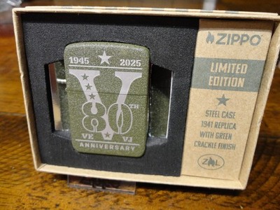 VE DAY VJ DAY WWII 80TH ANNIVERSARY VICTORY ZIPPO LIGHTER LIMITED