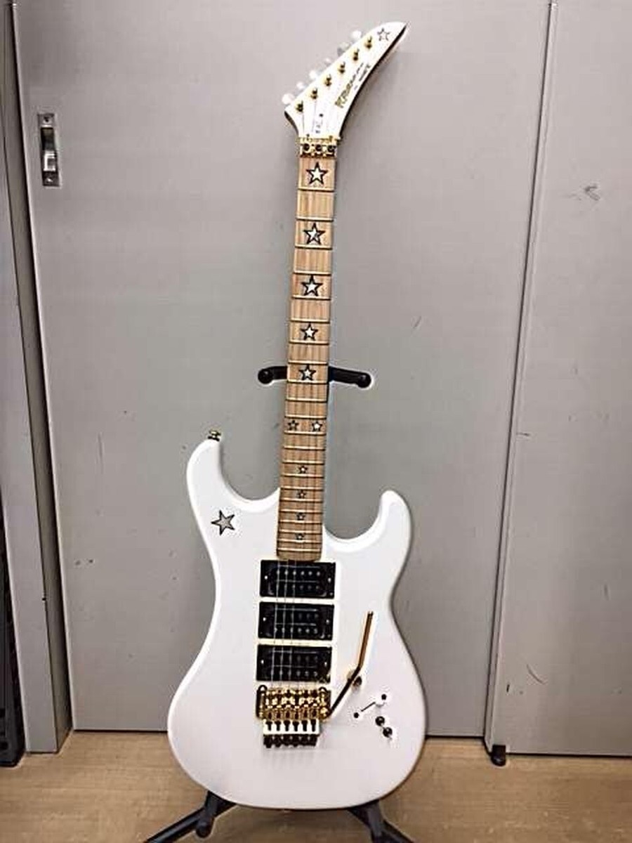 Kramer Jersey Star White Gold Hardware ST Type Solid Body Electric