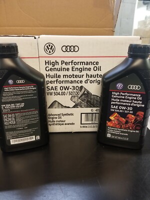 High Performance Genuine Engine Oil SAE 0W-30 VW 504.00 / 507.00