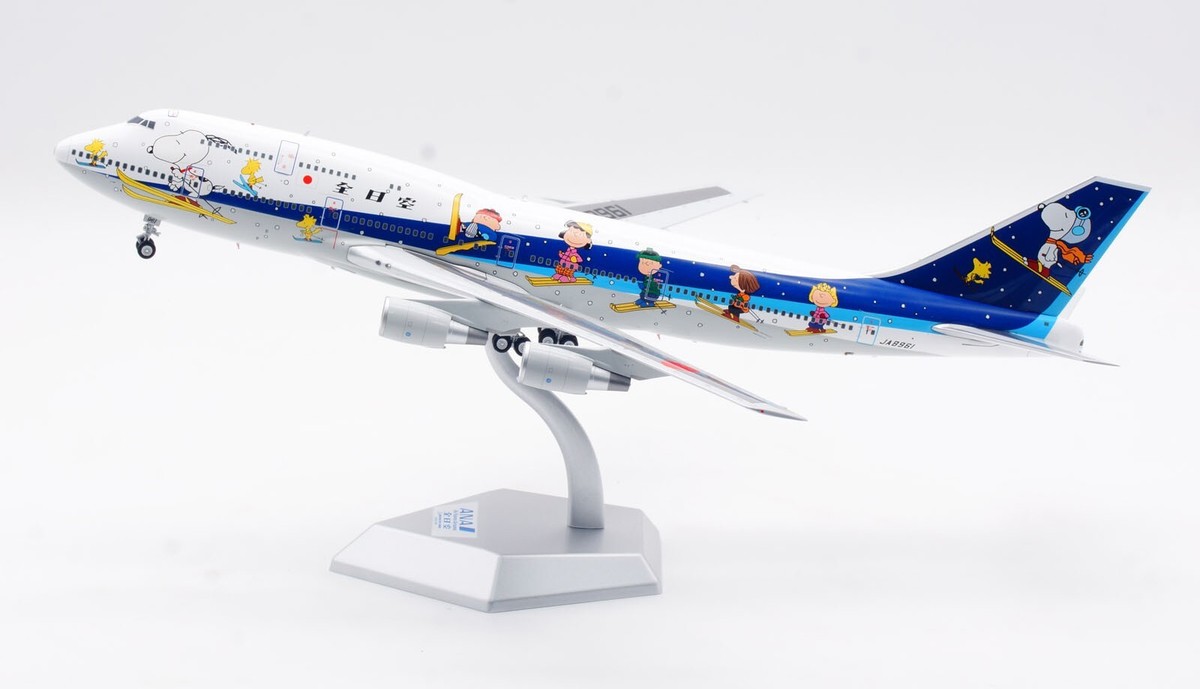 ANA 747-400Dモデルプレーン完成品200/1 ANA ボーイング747 モデル 1