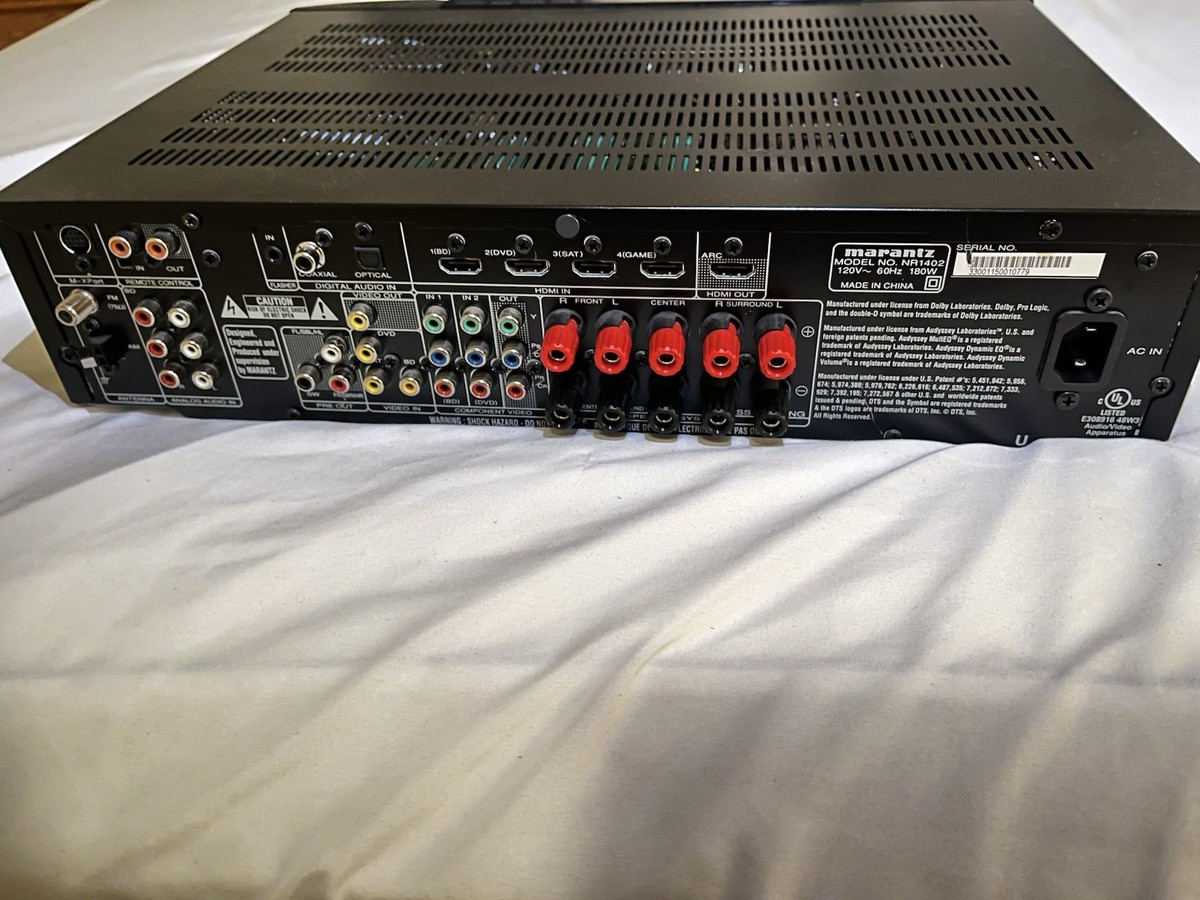 Marantz NR 1402 5.1 Channel 50 Watt Receiver for sale online | eBay