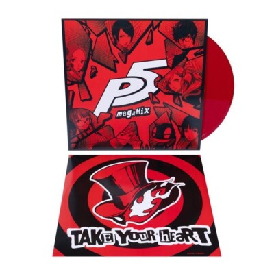 Persona 5 Megamix Vinyl Record Soundtrack LP Red VGM OST P5 Atlus