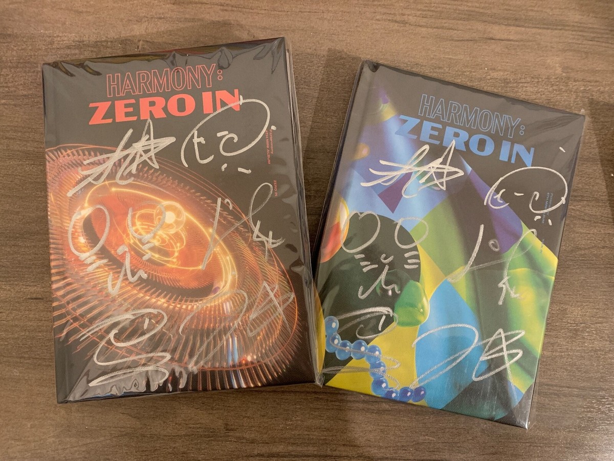 P1harmony HARMONY : ZERO IN ALBUM YZY SIGNED AUTOGRAPH ALBUM p1h