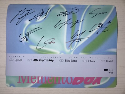 Fromis_9 [From Our Memento Box] All Member Autographed Signed