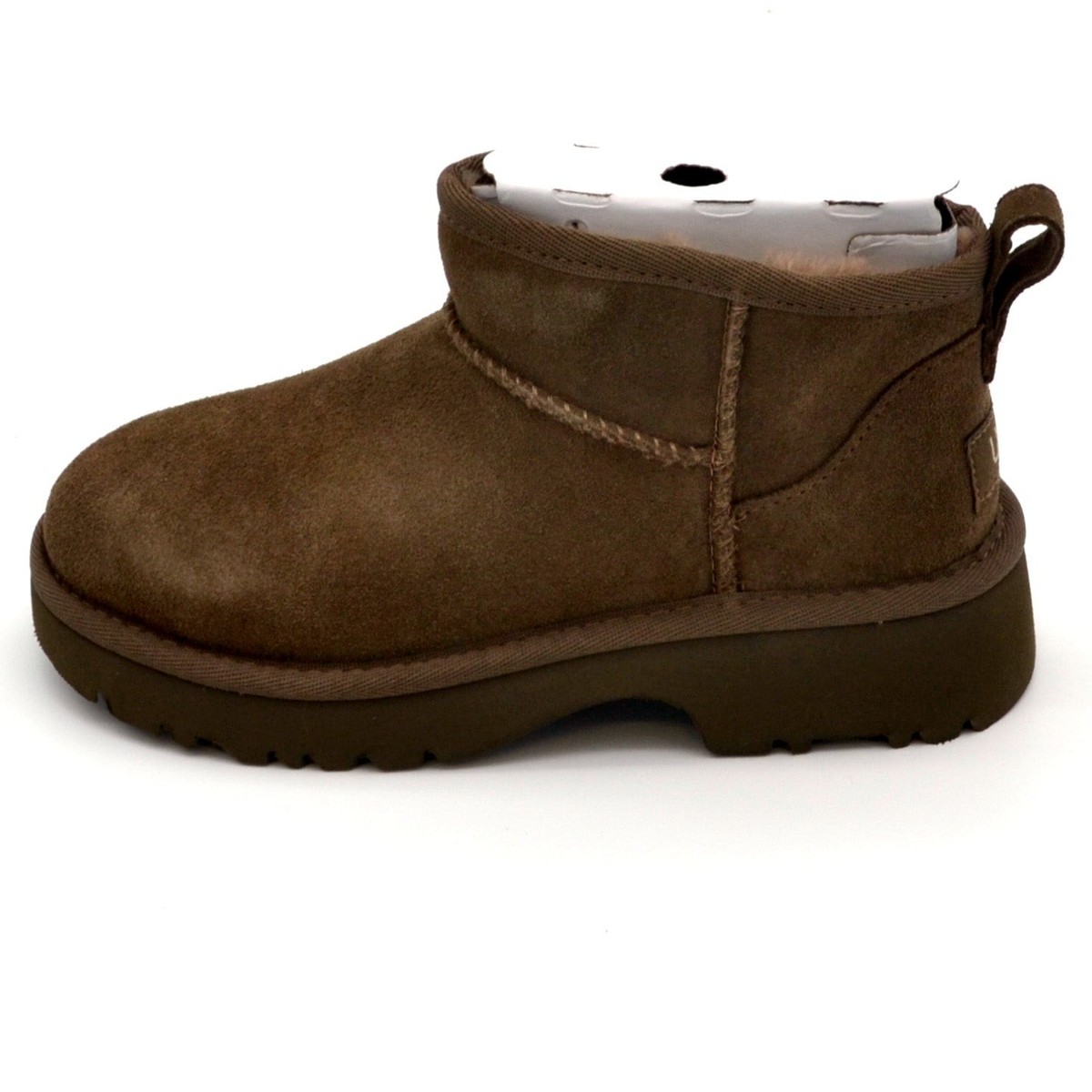 UGG Kids Ds' Classic Ultra Mini New Heights Boots | Hickory
