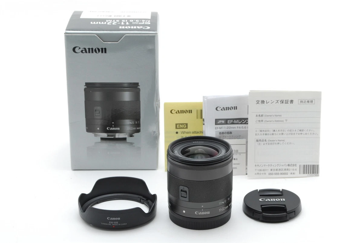 Canon EF-M 11-22mm Camera Lenses for sale | eBay