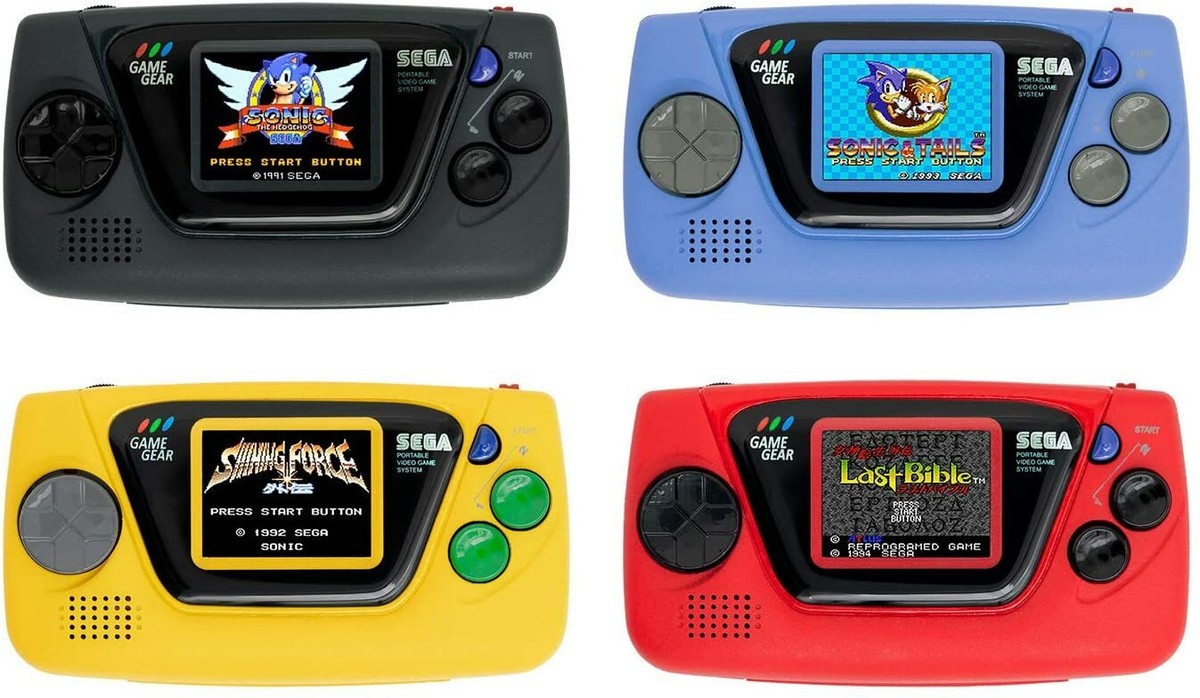 Game Gear Micro 4color Complete Set with Big Window Micro with
