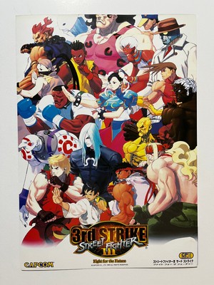 Street Fighter III 3rd Strike Capcom CPS3 Original Arcade Flyer