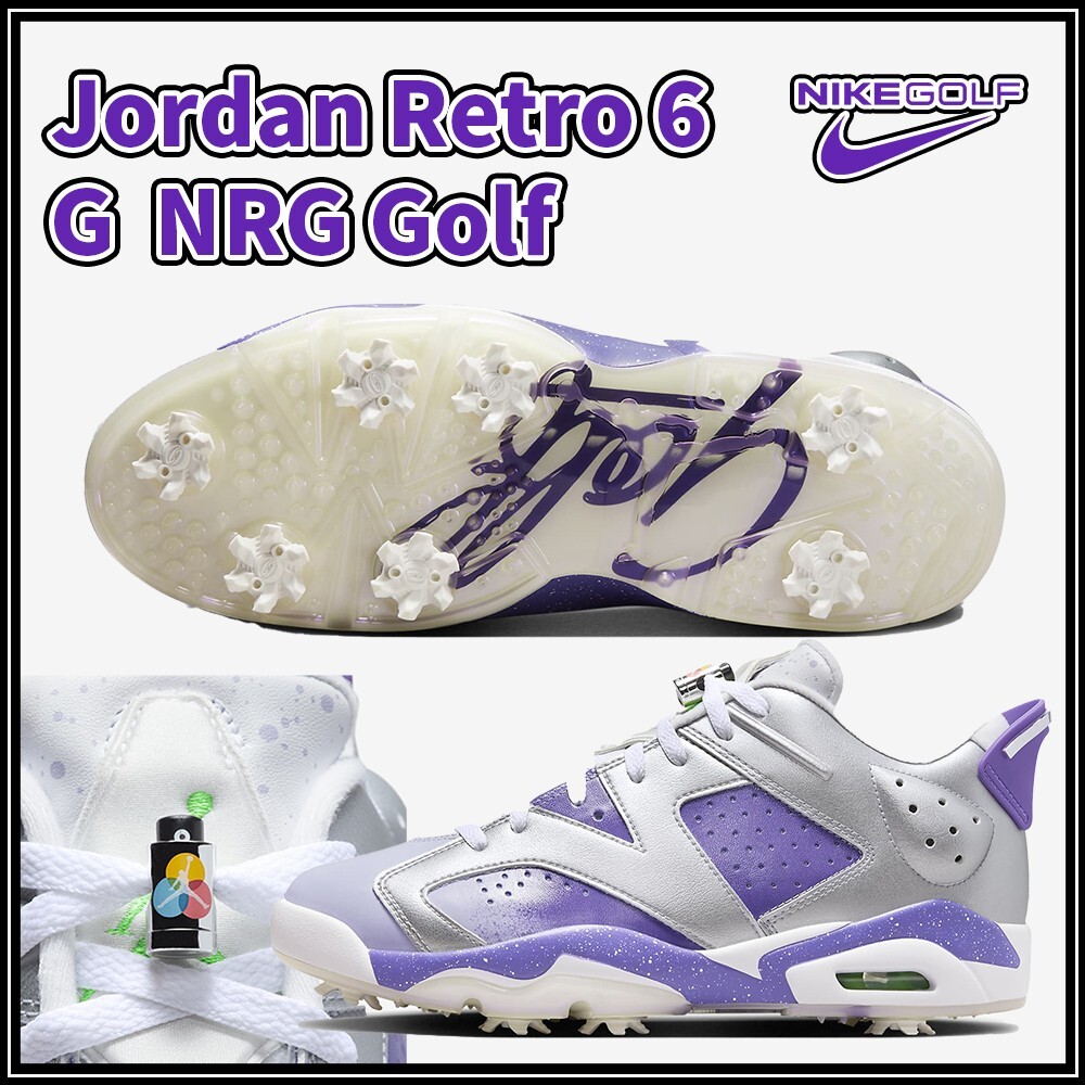 Nike Jordan 6 Retro Low G NRG U.S. Open 2023 Golf Shoes FD0205-055