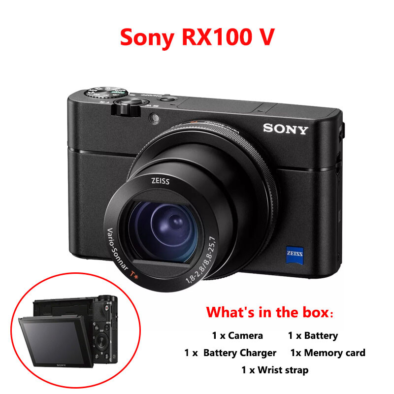Sony Cyber-shot RX100 V RX100M5 Digital Camera 20.1MP with Flip