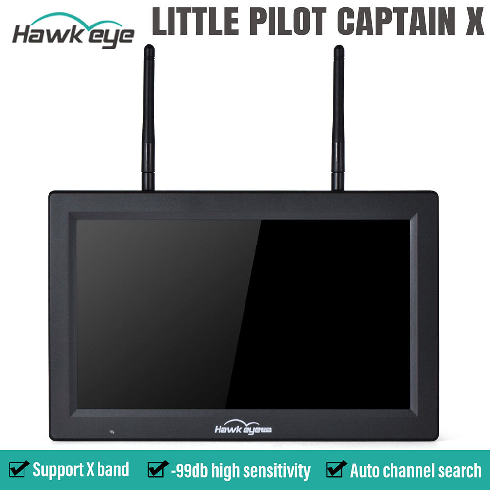 Hawkeye Little Pilot Captain X DVR FPV Monitor 5.8G 96CH 10.2 inch