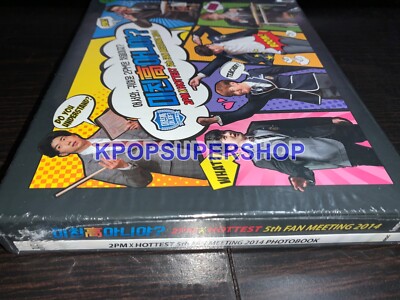 2PM Hottest 5th Fanmeeting 2 DVD Photobook New Sealed Rare OOP