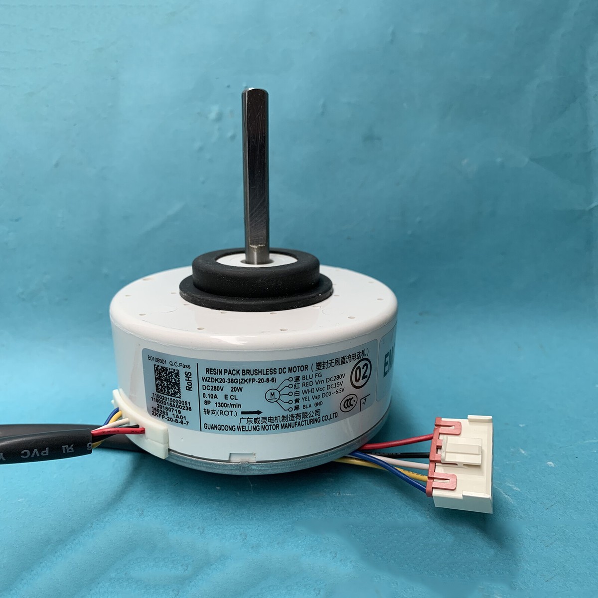 For Midea Inverter Air Conditioner Brushless DC Fan Motor 20W