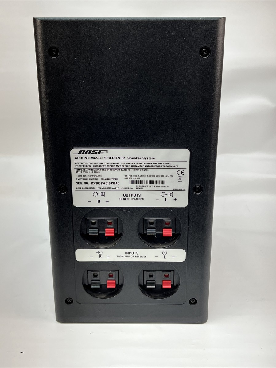 Bose Acoustimass 3 Series II Speaker System for sale online | eBay