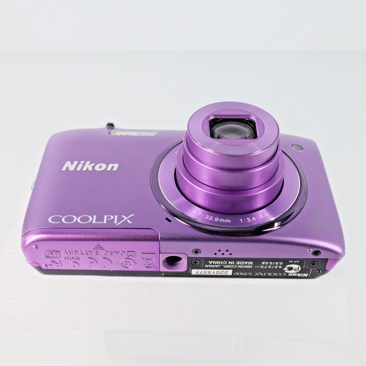 Nikon COOLPIX S3500 Purple 20.0MP Digital Camera | eBay