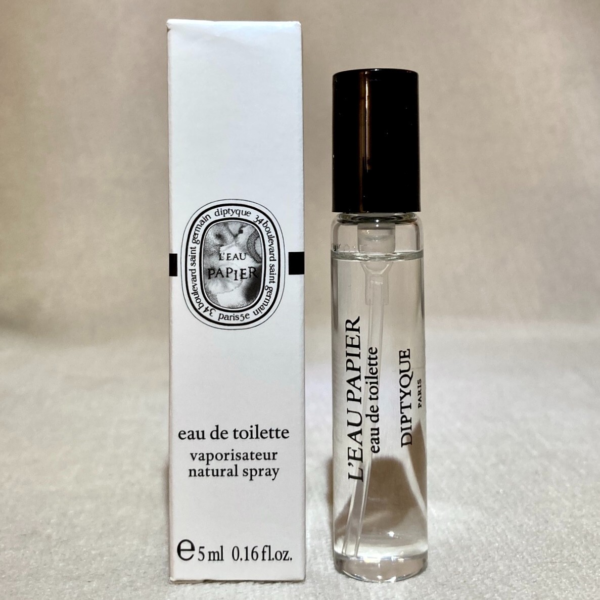 Diptyque L'Eau Papier Eau de Toilette MINI Travel Spray .16oz, 5ml