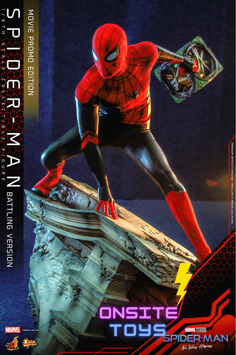 HOT TOYS MARVEL'S SPIDER-MAN (BATTLING VERSION!) MOVIE PROMO