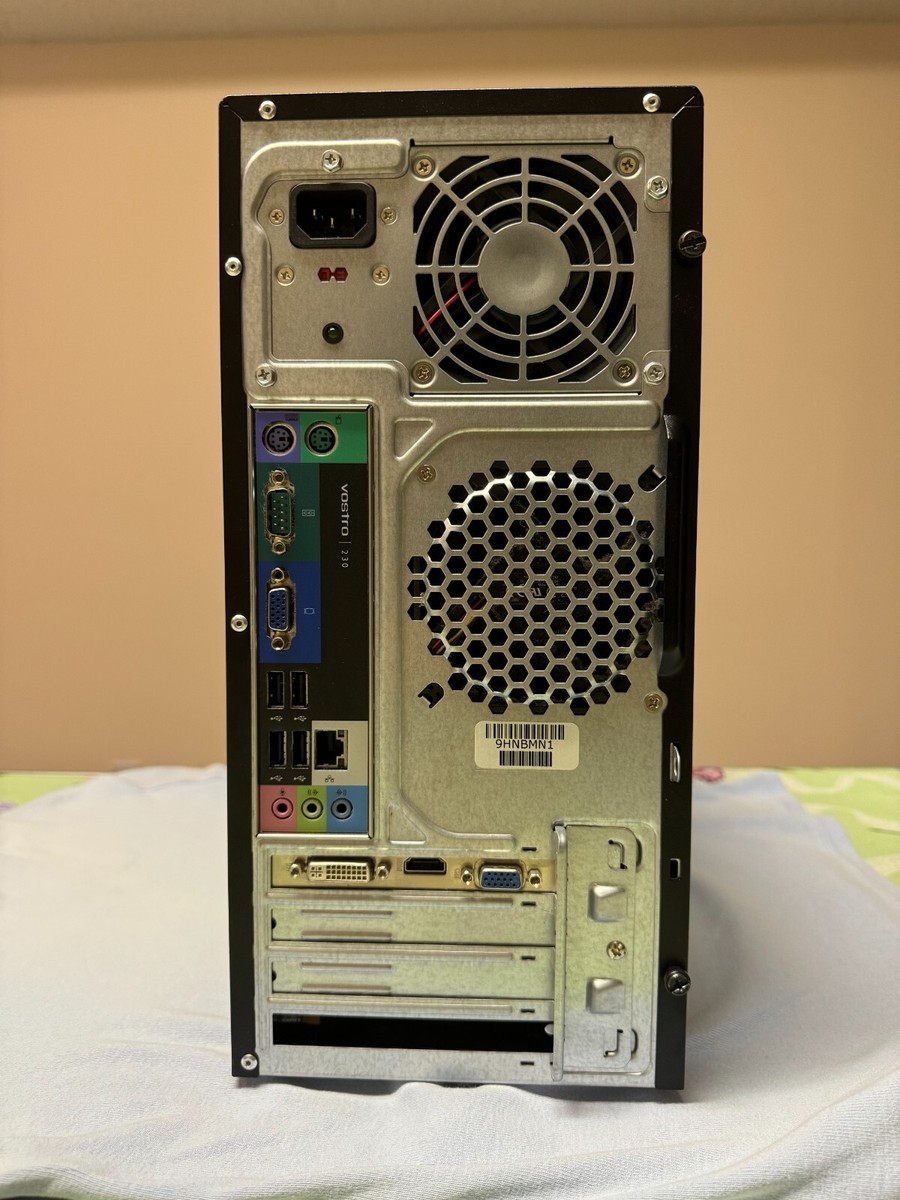 Dell Vostro 230, 2.93Ghz Intel Core 2 Duo, 2GB Ram, SSD hard drive