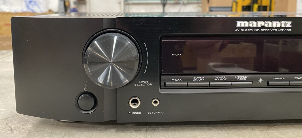 Marantz NR1608 Theater Receiver w/ Remot - Powers on - FOR REPAIR