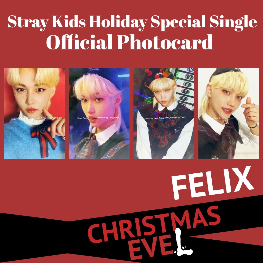 Stray Kids Christmas Evel selfie POB glitter official album