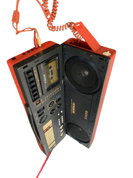 SONY CHORD MACHINE CFS-C7 FM/AM Stereo Radio Cassette 1982 Retro