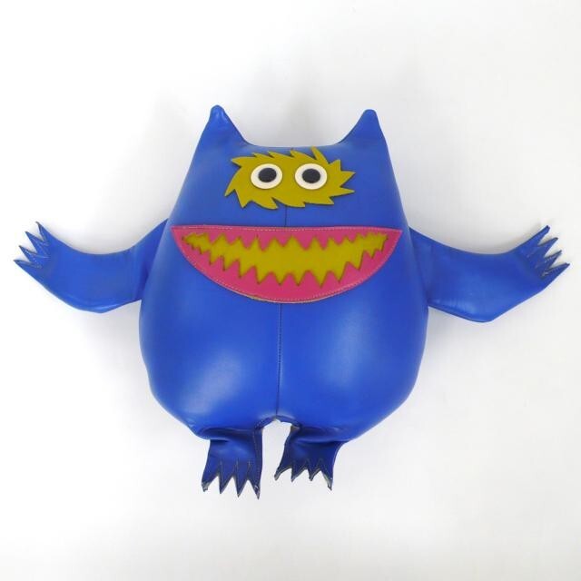 Original Vintage Naugahyde Nauga Monster (1967) Blue Good