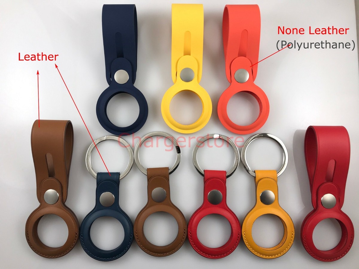 Original Genuine OEM Apple AirTag Loop / AirTag Leather Key Ring