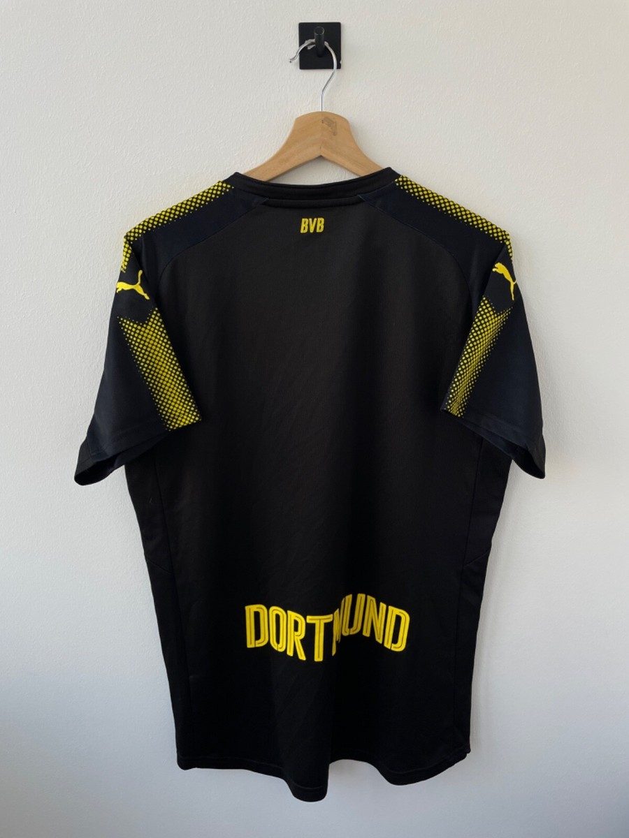 BORUSSIA DORTMUND 2017/2018 AWAY FOOTBALL SHIRT SOCCER JERSEY