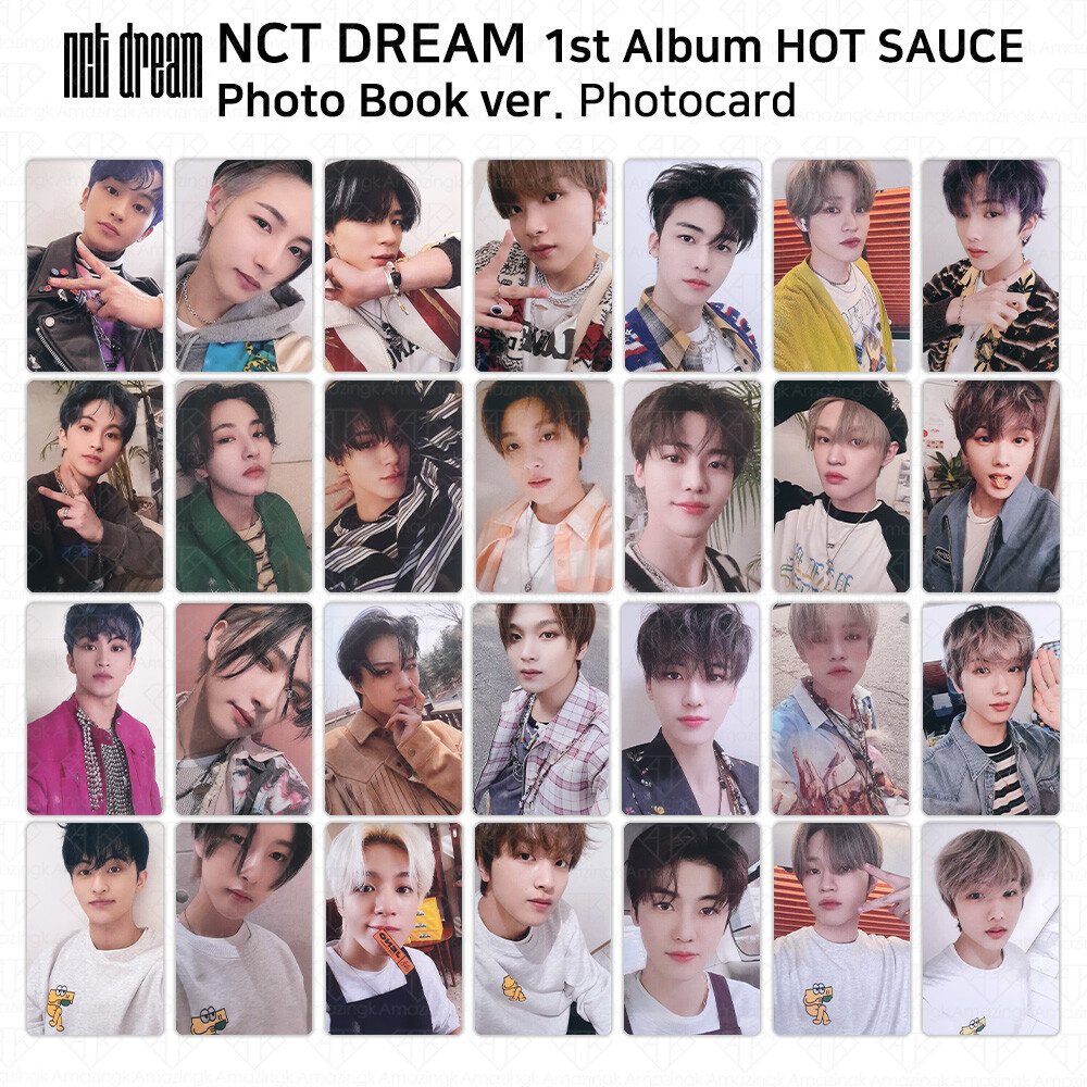 NCT DREAM 1st Album Hot Sauce Official Photocard Photo Book Ver