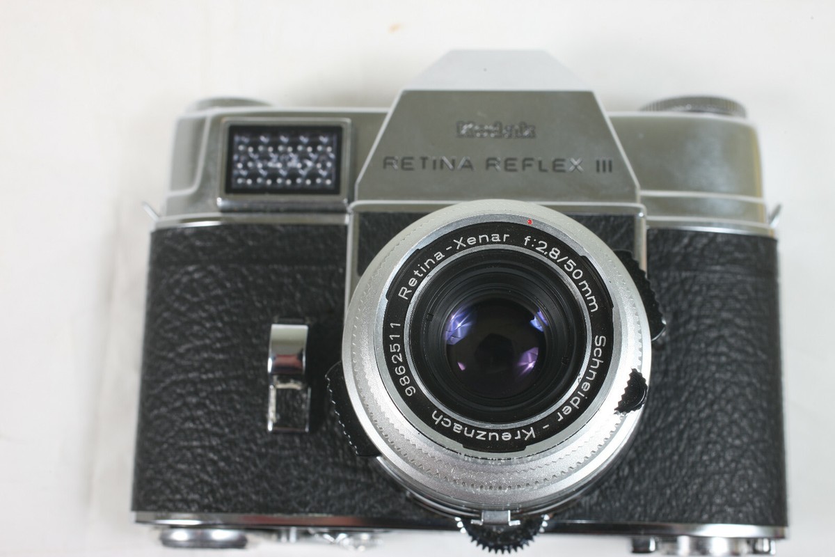 Kodak Retina Reflex III 35mm Film Camera Xenar 50mm f/2.8 Lens | eBay