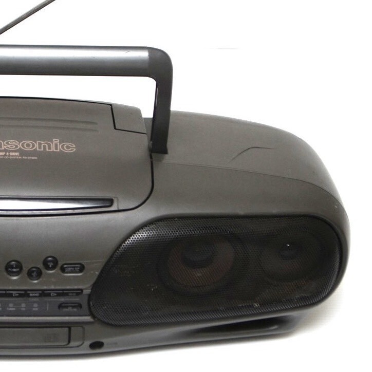 Panasonic RX-DT909 Cobra Top CD Radio Cassette Boombox AM/FM Japan