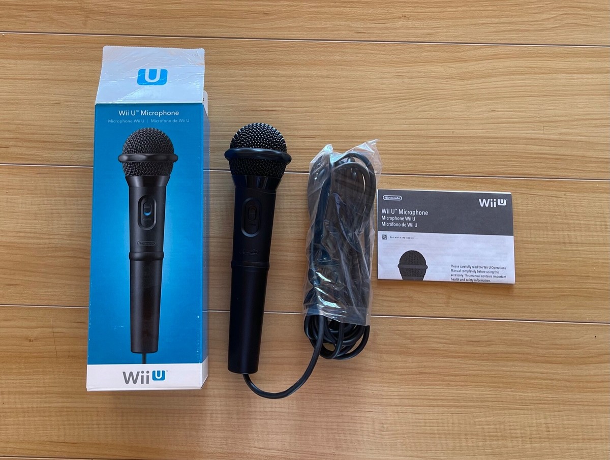Nintendo Wii U Microphone Black for Nintendo Switch & Wii U