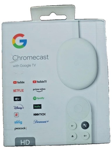 NEW Chromecast with Google TV (4K) - Snow (REMOTE ONLY) | eBay