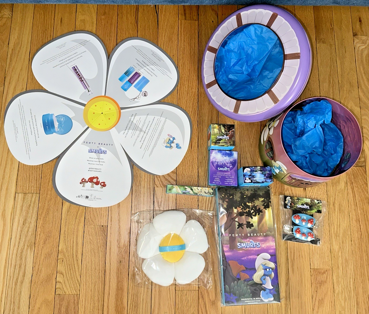 Fenty Beauty x Smurfs - The Smurfette Collection Tin 10 Pc Set