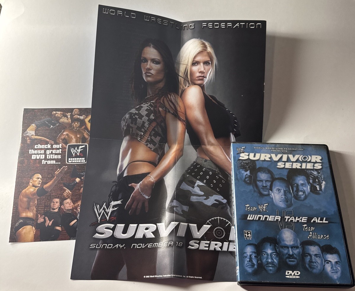 WWF Survivor Series 2001 DVD WWE The Rock Steve Austin Undertaker