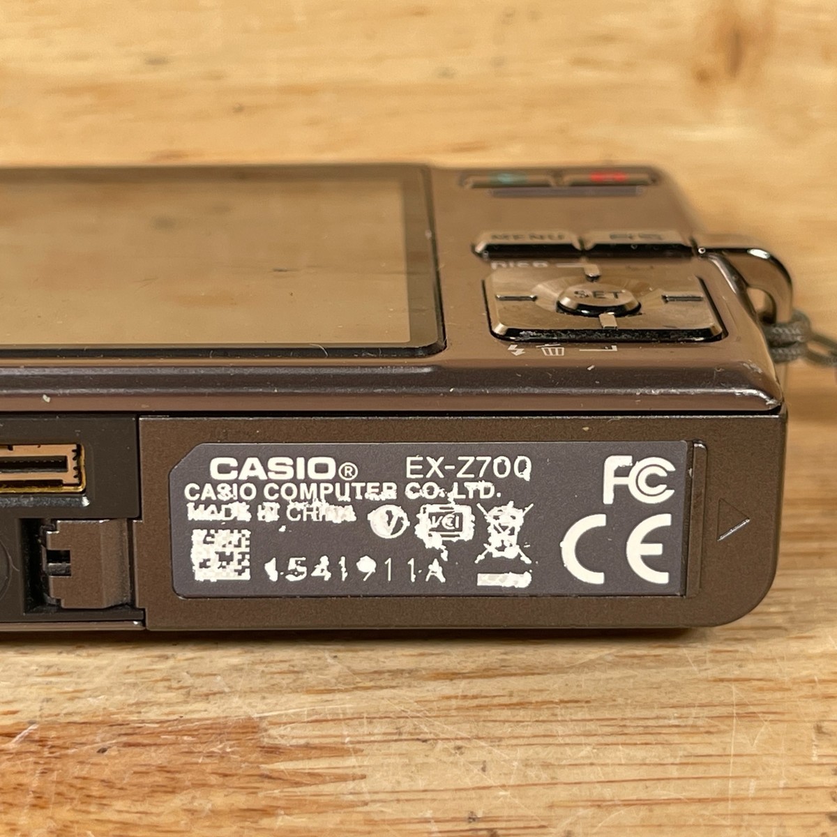 Casio Exilim Zoom EX-Z700 Gray 7.2MP 2.7