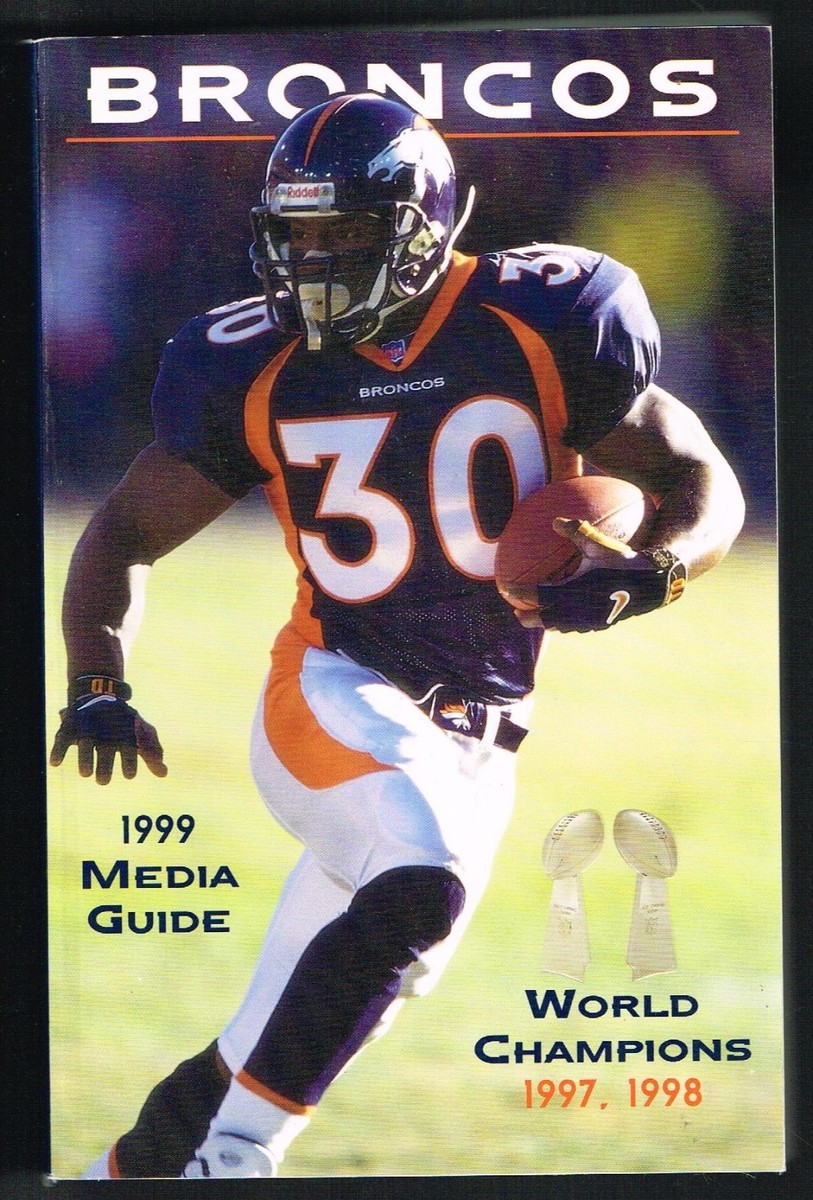 1999 Denver Broncos NFL Football Media GUIDE | eBay