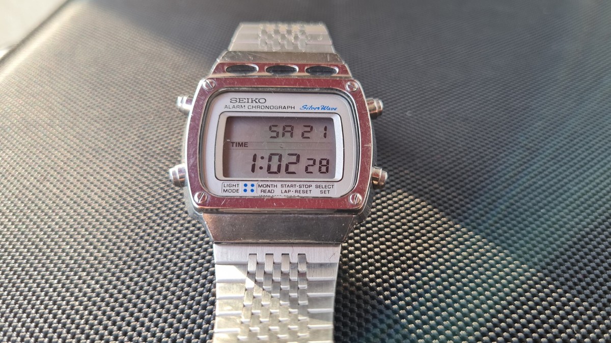Vintage Seiko Silver Wave A359-5020 LCD Rare 70's | eBay