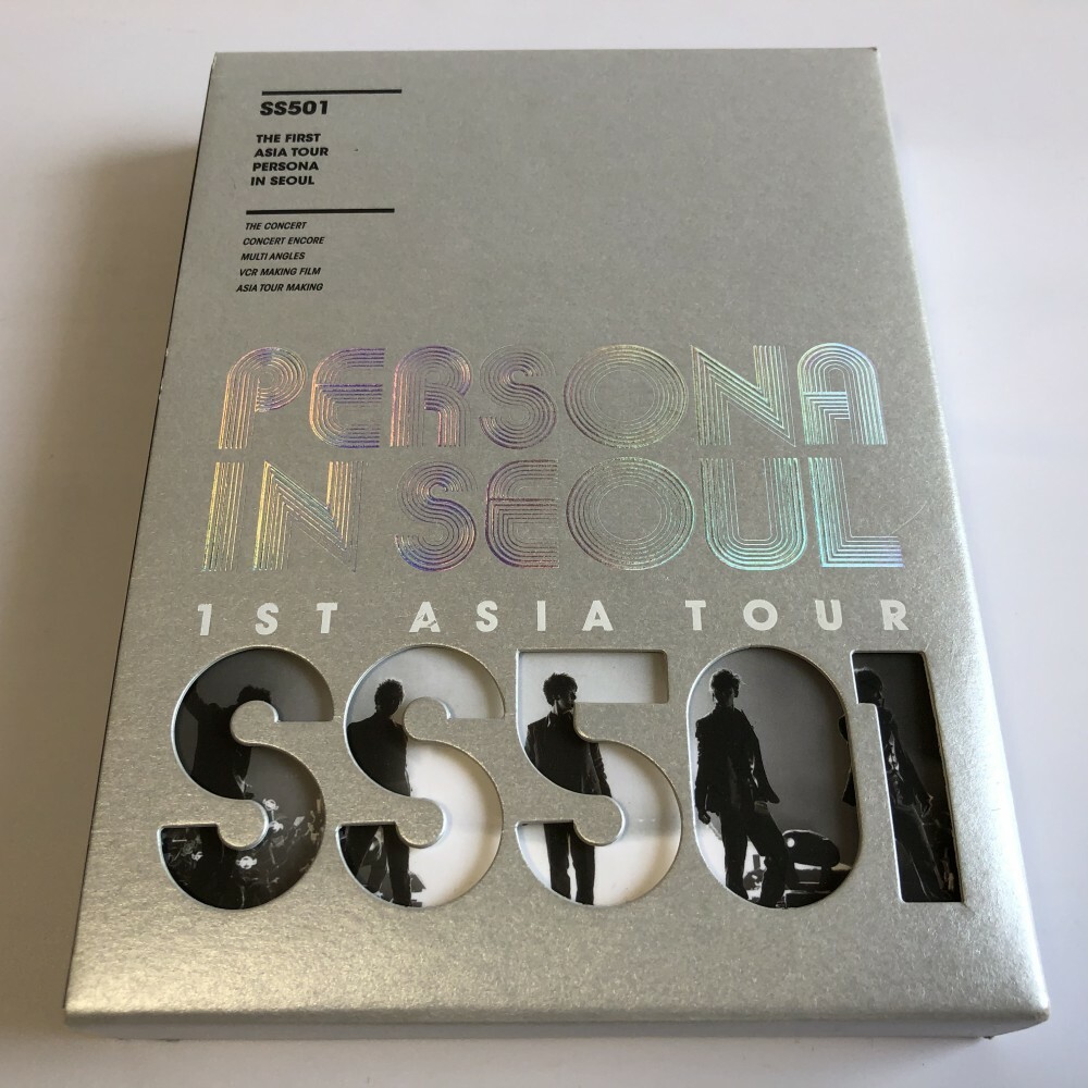 SS501 THE 1st ASIA TOUR PERSONA in SEOUL 3DVD BOOK JAPAN VER. | eBay