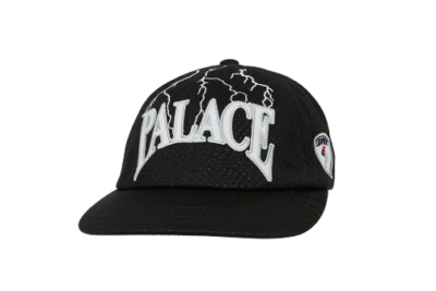 Palace Hesh Strapback Cap Black One Size Lightning New In Hand