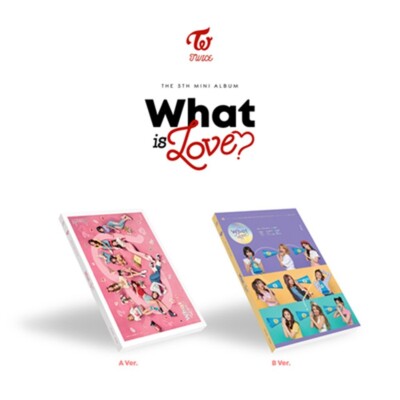 TWICE 5th Mini Album [WHAT IS LOVE?] CD+P.Book+6p P.Card+Sticker+