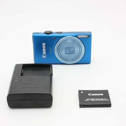 Canon Digital Camera PowerShot ELPH 120 IS IXY 100F Blue 8x 16MP