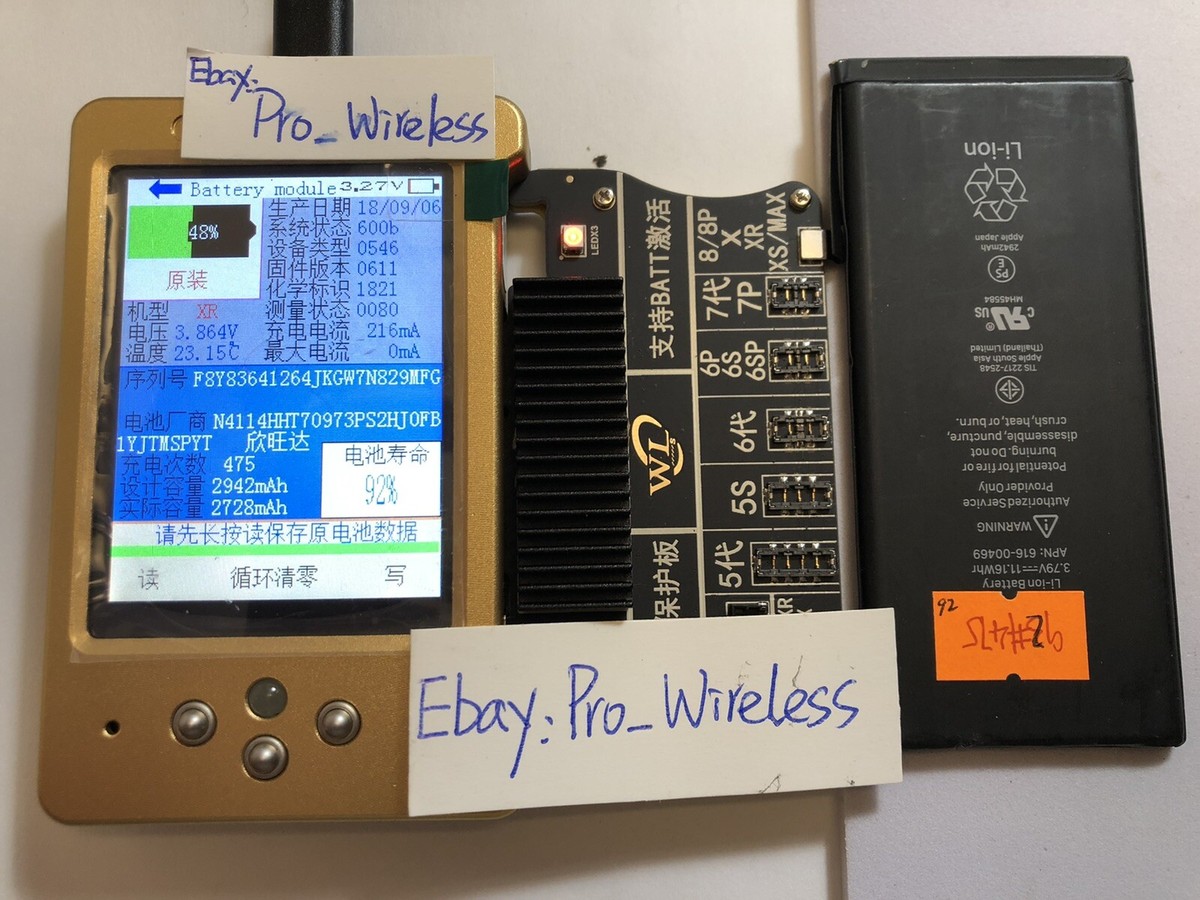 Genuine Apple iPhone XR 2942mAh Battery With 90%-94% Capacity APN