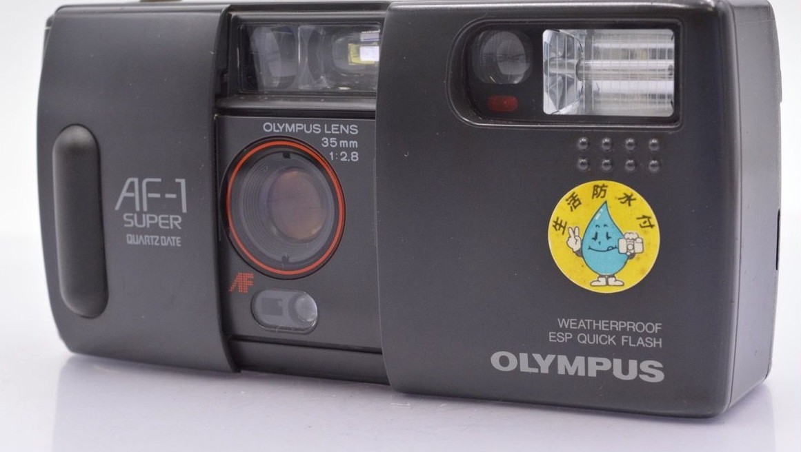 Olympus AF-1 Super Quarzdate AF 35mm Point & Shoot Black Japan