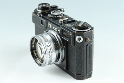 Nikon S2 Original Black Paint + NIKKOR-S・C 50mm F/1.4 Lens #39684